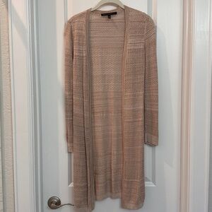 White House Black Market Beige Knit Top